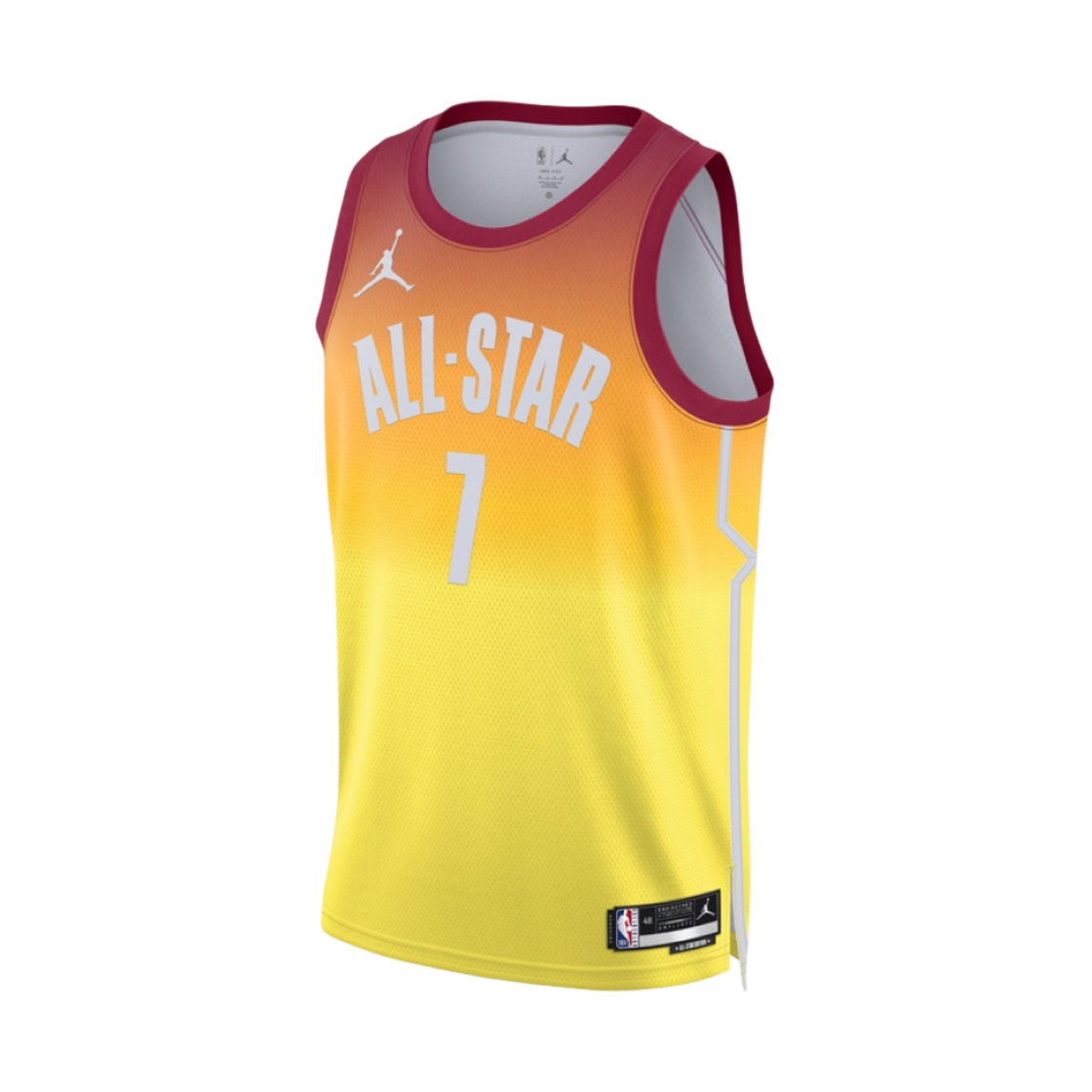 조던 스테판 커리 2023 올스타 에디션 드라이핏 NBA 스윙맨 저지 카마인(Jordan Stephen Curry 2023 All Star Edition Dri-Fit NBA Swingman Jersey Carmine) - 2