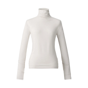 (W) Uniqlo C Heattech Cashmere Blend Turtle Neck Long Sleeve T-Shirt Extra Warm Natural - JP