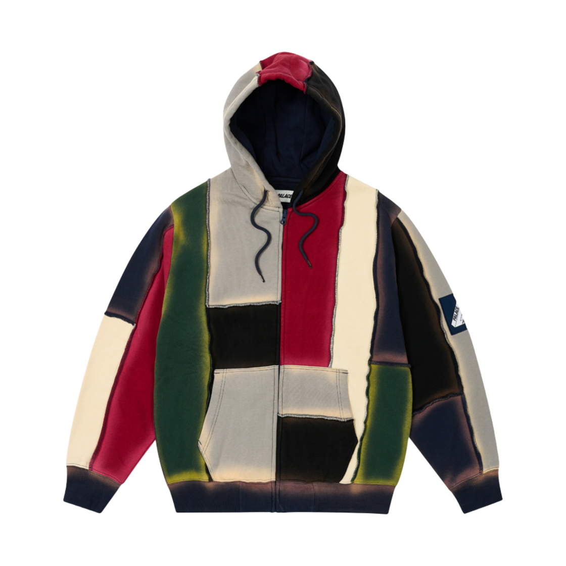 팔라스 패치 미 업 집 후드 멀티 브라이트 - 24FW(Palace Patch Me Up Zip Hood Multi Brights - 24FW) - 1