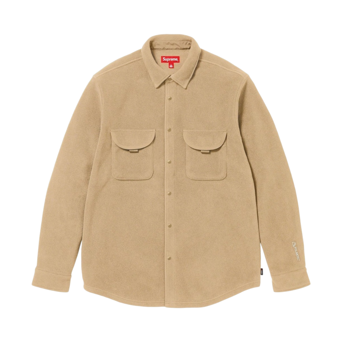 - Supreme Polartec Shirt Tan - 23FW