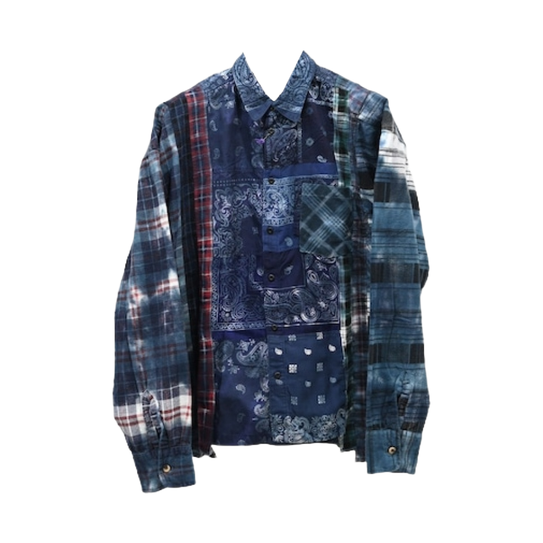 니들스 x 미야기히데타카 7 컷 와이드 셔츠 타이다이(Needles x Miyagihidetaka 7 Cuts Wide Shirt Tie Dye) - 1