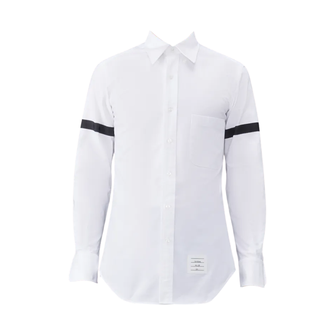 톰브라운 옥스포드 클래식 암밴드 셔츠 블랙 화이트(Thom Browne Oxford Classic Armband Shirt Black White)