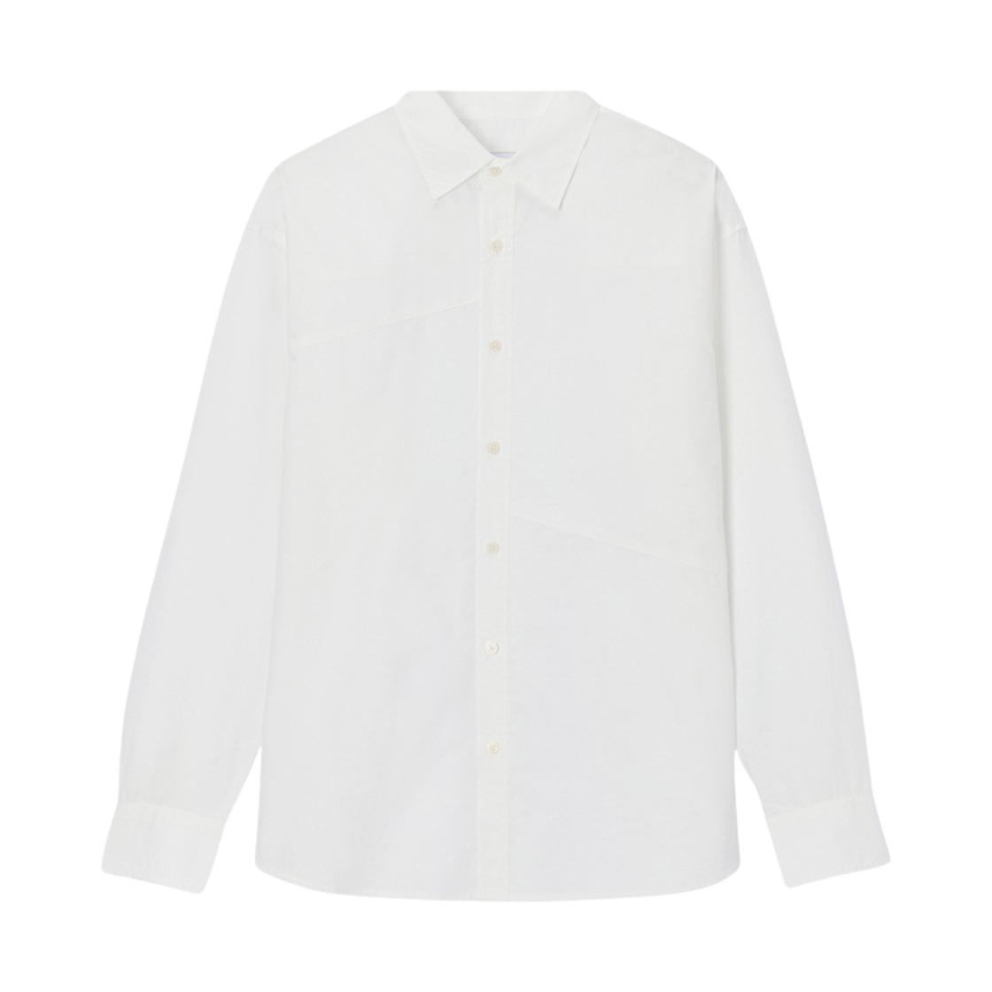 타이핑 미스테이크 플리츠 슬리브 셔츠 화이트 - 22FW(Typing Mistake Pleats Sleeves Shirt White - 22FW)