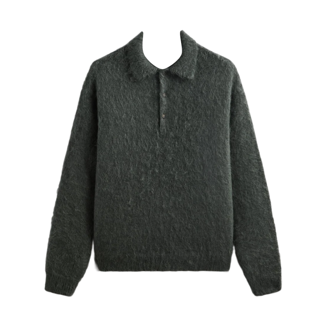 키스 101 x 오라리 브러쉬드 슈퍼 키드 모헤어 니트 폴로 어반 시크(Kith 101 x Auralee Brushed Super Kid Mohair Knit Polo Urban Chic)