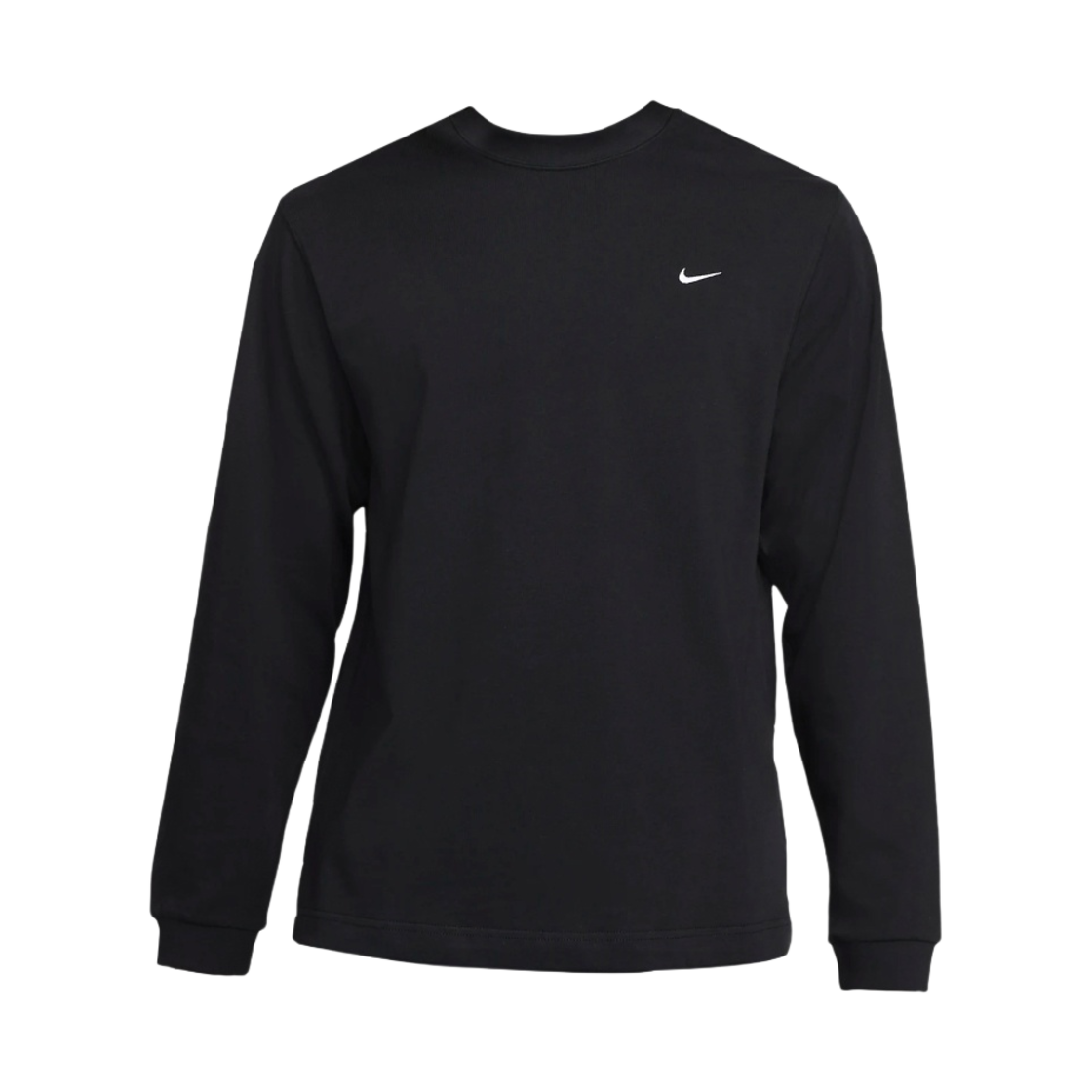 나이키 솔로 스우시 롱슬리브 티셔츠 블랙 - 아시아