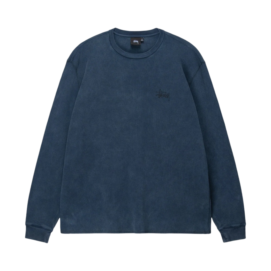 스투시 베이직 스탁 써멀 롱슬리브 티셔츠 네이비(Stussy Basic Stock Thermal LS T-Shirt Navy) - 2