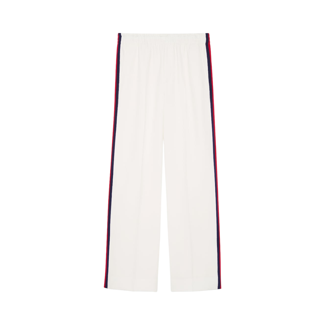 762510-Z798C-9799 Gucci Fluid Drill Trousers Off White