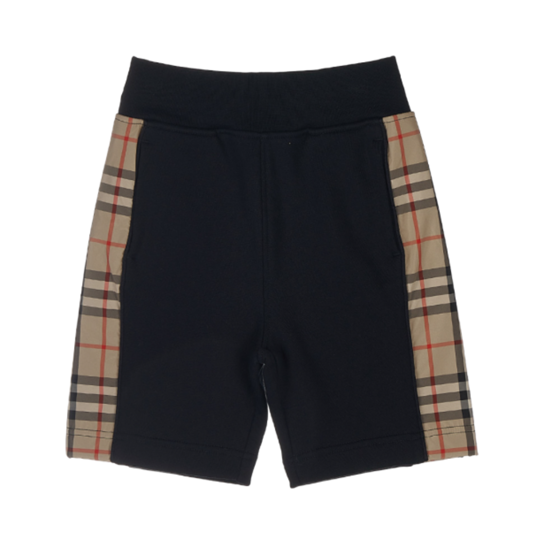 (키즈) 버버리 빈티지 체크 패널 코튼 쇼츠 블랙((Kids) Burberry Vintage Check Panel Cotton Shorts Black)