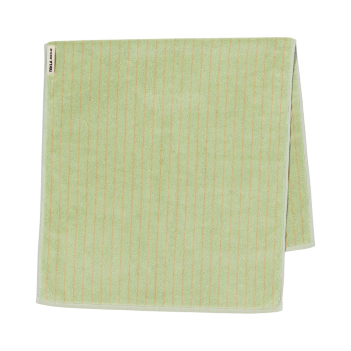 테클라 x 오라리 배스 타월 라이트 모스 스트라이프(Tekla x Auralee Bath Towel Light Moss Stripes)