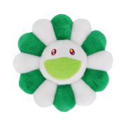 Kaikai Kiki Flower Cushion 30cm Green White