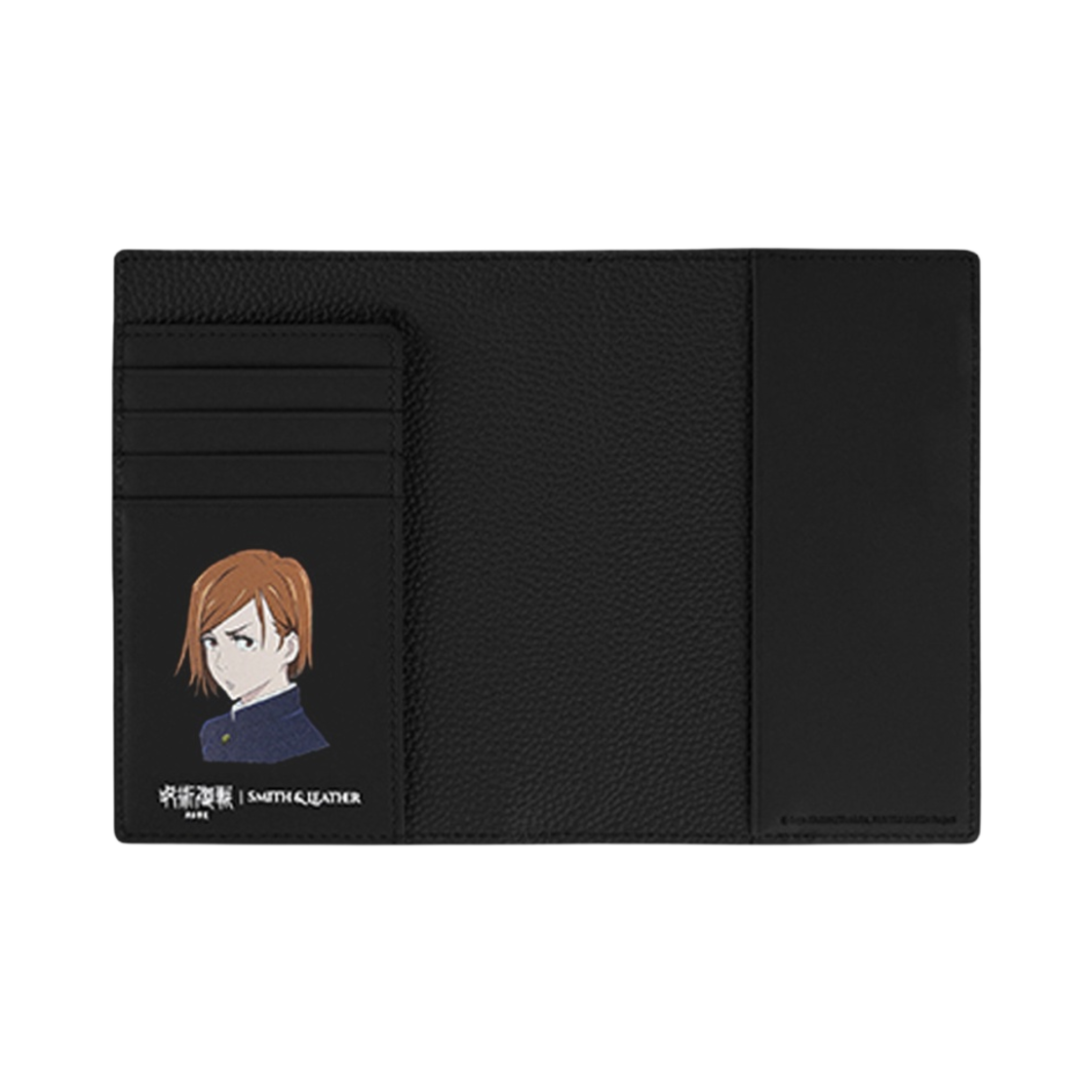 스미스 앤 레더 x 주술회전 레더 여권 지갑 쿠기사키 노바라(Smith & Leather x Jujutsu Kaisen Leather Passport Wallet Kugisaki Nobara)
