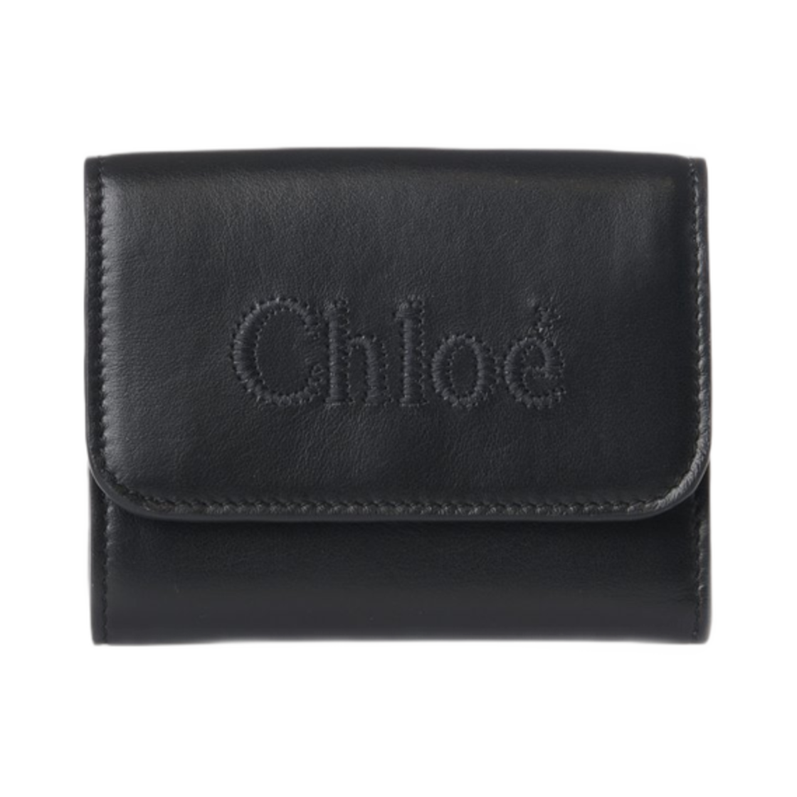 CHC23AP874I10001 Chloe Chloe Sense Small Tri-Fold Wallet Black