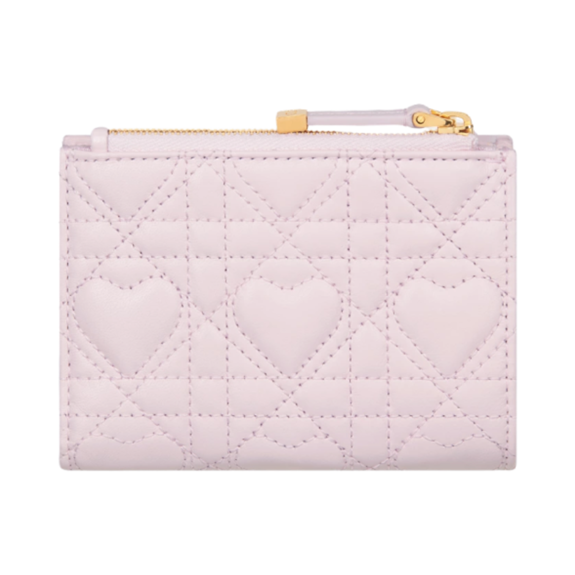 디올 디올아무르 졸리 달리아 월렛 까나쥬 램스킨 하트 모티프 페일 핑크(Dior Dioramour Jolie Dahlia Wallet Cannage Lambskin with Heart Motif Pale Pink) - 3