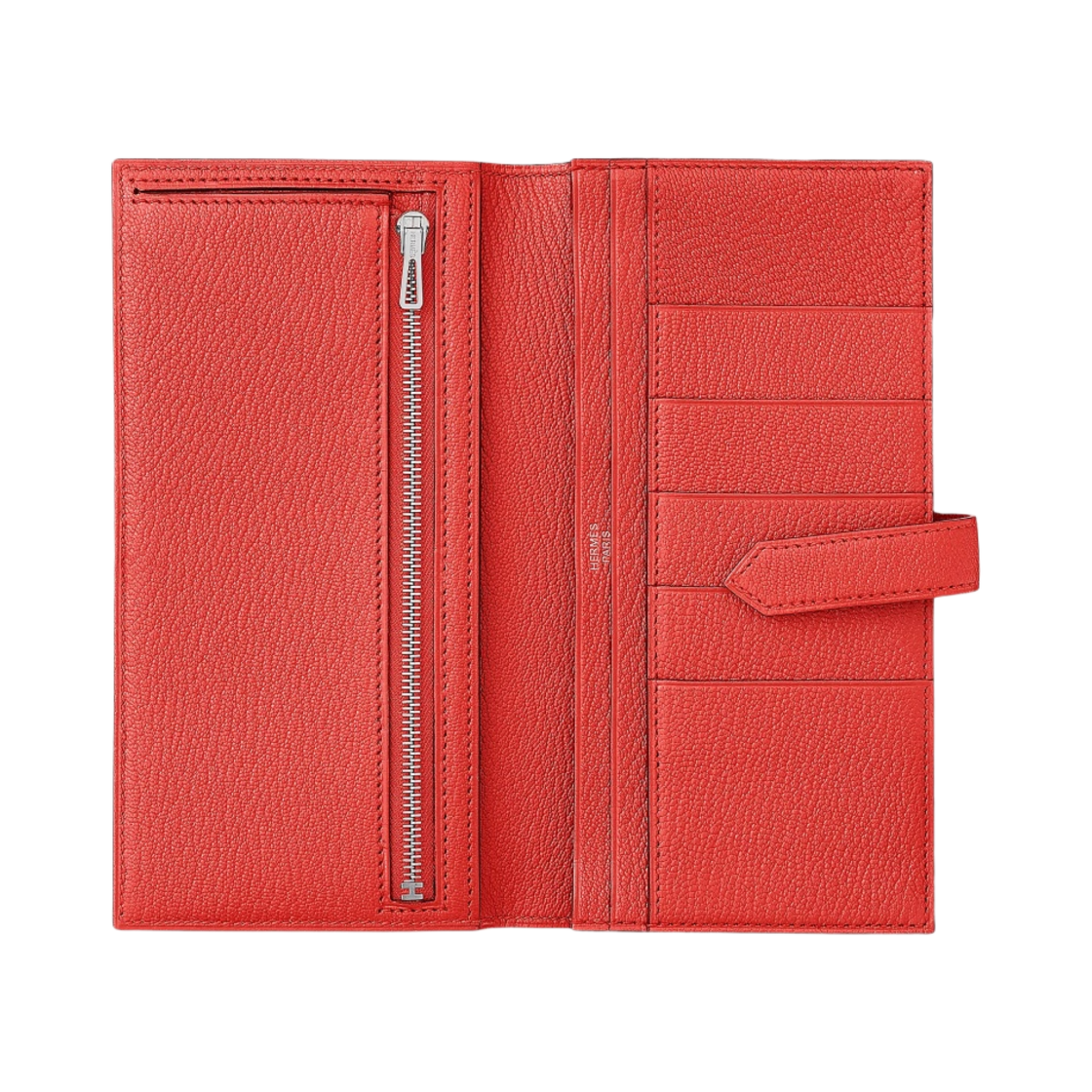 에르메스 베안 장지갑 미조레 고트스킨 & 팔라듐 하드웨어 로즈 텍사스(Hermes Bearn Wallet Mysore Goatskin & Palladium Rose Texas) - 2
