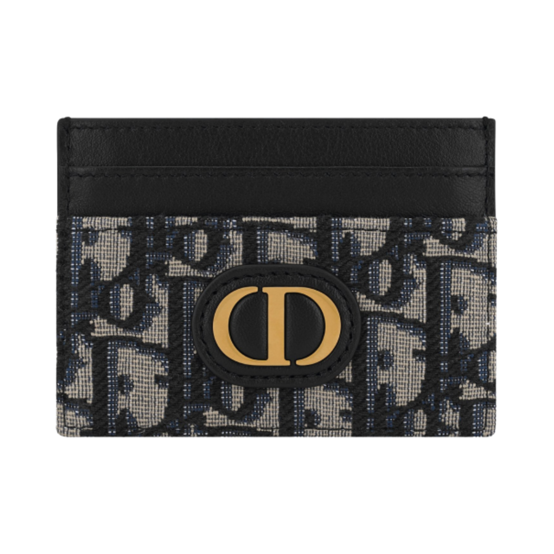 디올 30 몽테인 5 슬롯 카드 홀더 블루 디올 오블리크 자카드(Dior 30 Montaigne Five Slot Card Holder Blue Dior Oblique Jacquard)