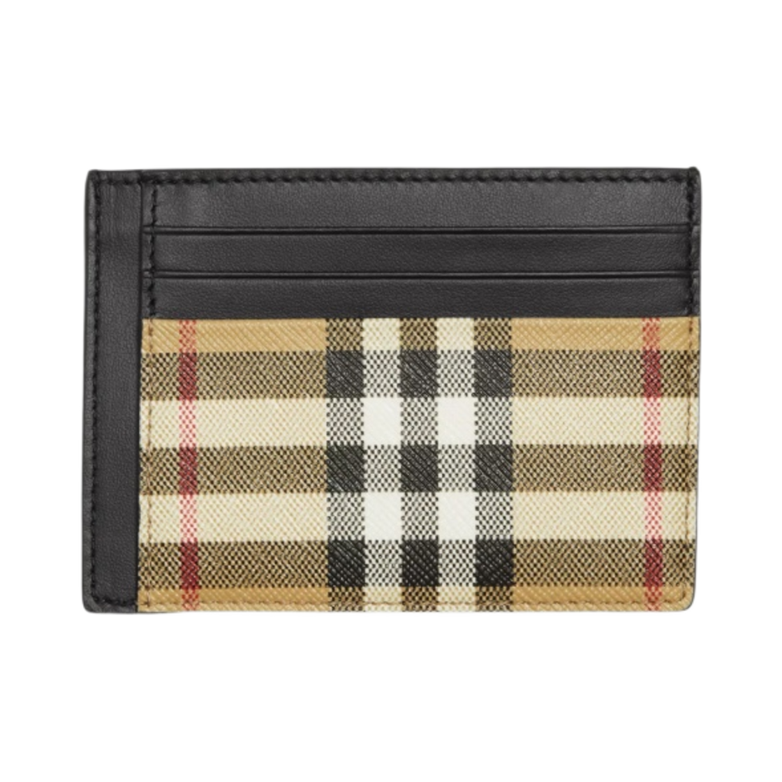 버버리 빈티지 체크 머니 클립 카드 케이스 아카이브 베이지(Burberry Vintage Check Money Clip Card Case Archive Beige)