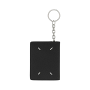Maison Margiela Four Stitches Keyring Card Holder Black