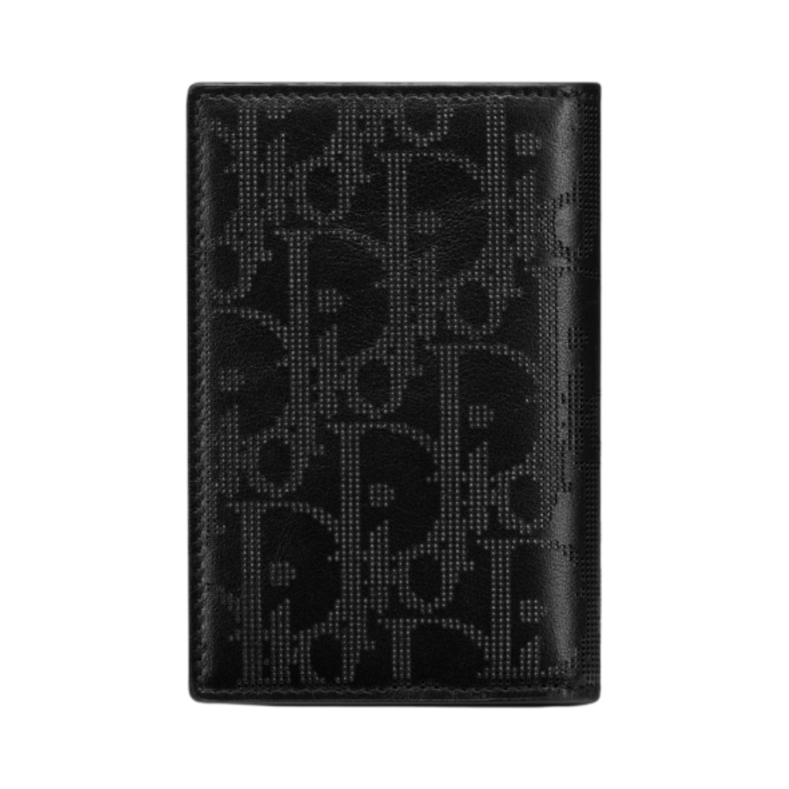 디올 2단 카드 홀더 블랙 & 블랙 디올 오블리크 갤럭시(Dior Bi-Fold Card Holder & Black Dior Oblique Galaxy) - 3