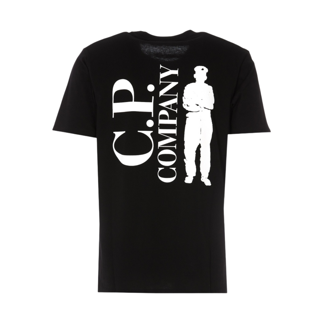 C.P. 컴퍼니 30/1 저지 그래픽 로고 티셔츠 블랙 - 23SS(C.P. Company 30/1 Jersey Graphic Logo T-Shirt Black - 23SS) - 2