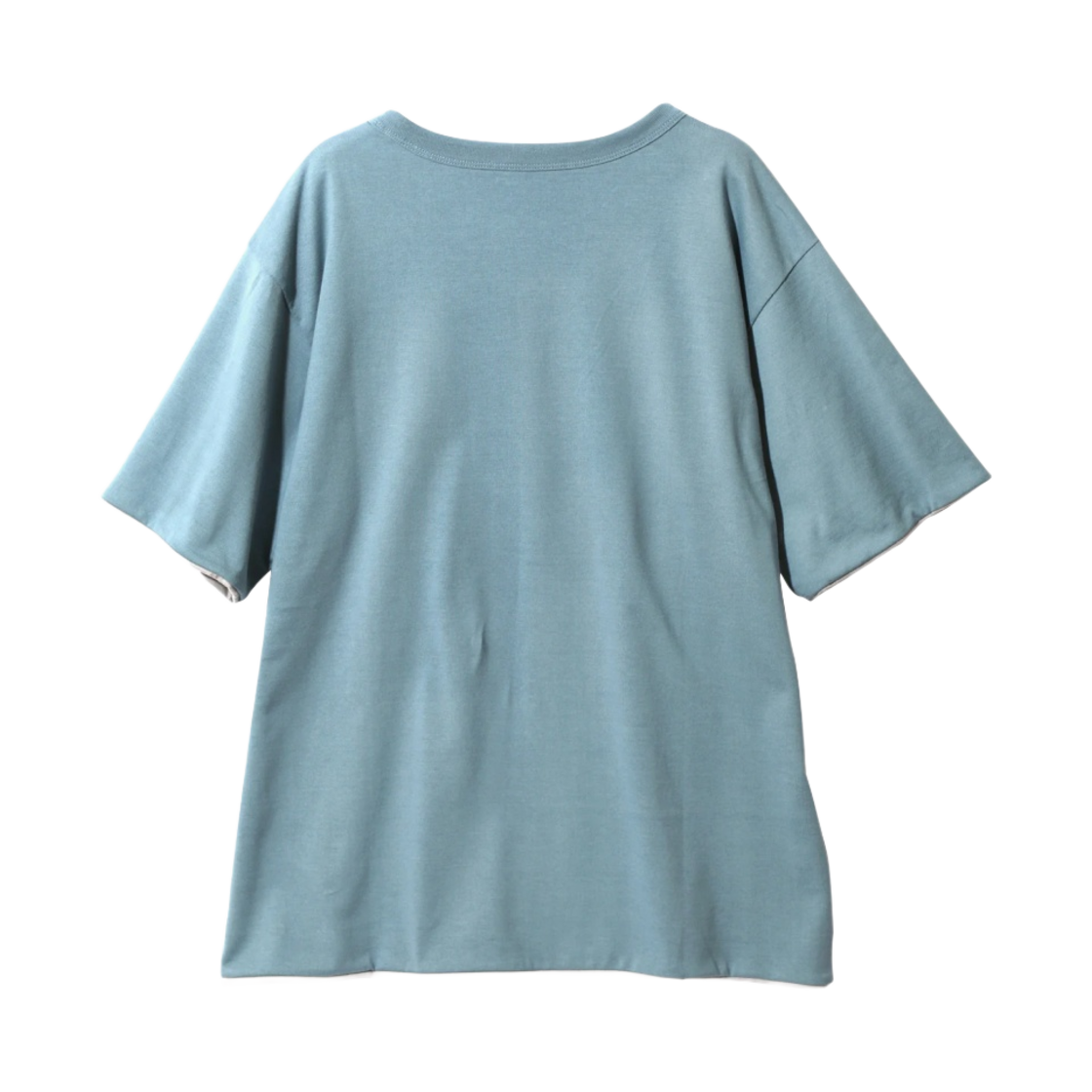 니들스 숏슬리브 리버시블 코튼 저지 티셔츠 블루(Needles S/S Reversible Cotton Jersey T-shirt Blue) - 2