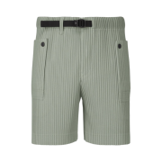 Homme Plisse Issey Miyake Flip Shorts Moss Gray