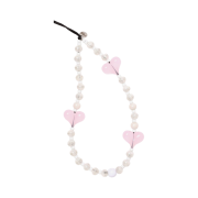 String Ting Strawberry Marshmallow Wristlet Phone Strap