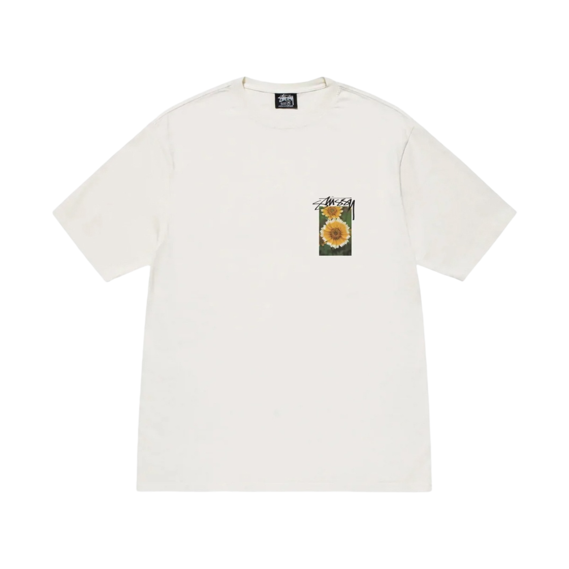 스투시 플라워 그리드 피그먼트 다이드 티셔츠 내츄럴(Stussy Flower Grid Pigment Dyed T-Shirt Natural) - 2