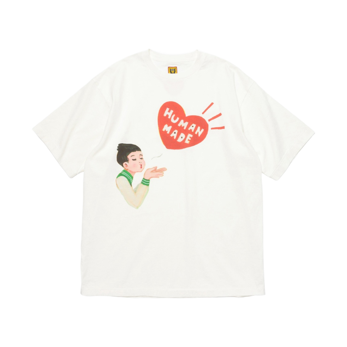 휴먼 메이드 케이코 소오토메 티셔츠 #5 화이트(Human Made Keiko Sootome T-Shirt #5 White) - 1