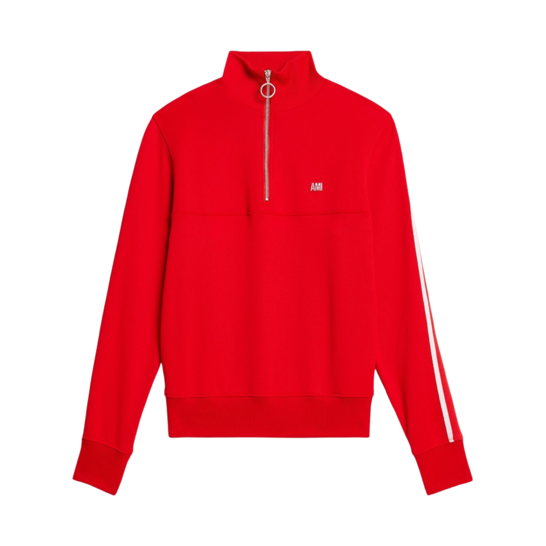 아미 스웨트셔츠 플라이 스칼렛 레드(AMI Sweatshirt Fly Scarlet Red) - 1
