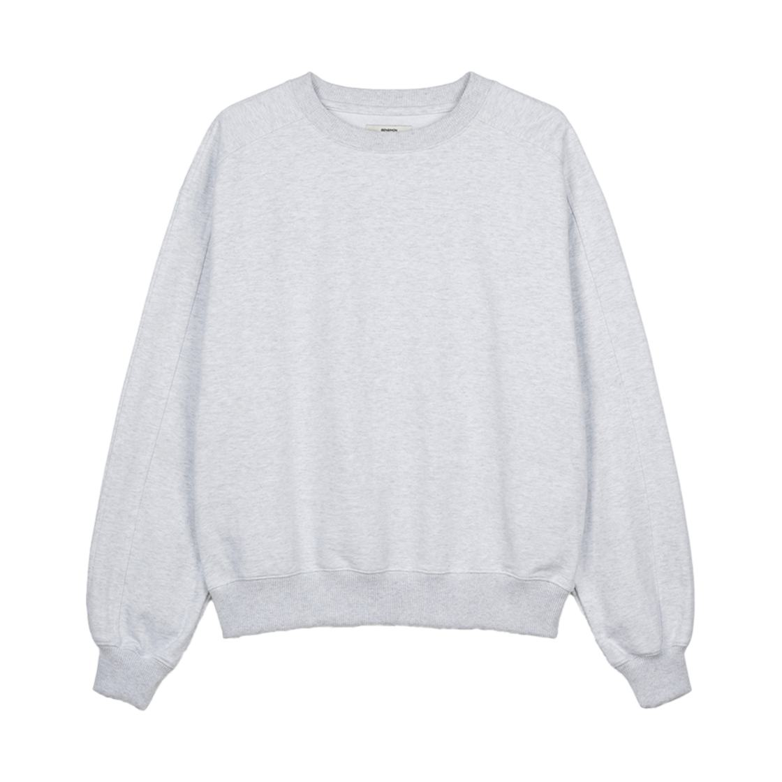 벤시몽 블락드 스웻셔츠 멜란지 그레이(Bensimon Blocked Sweatshirt Melange Grey)