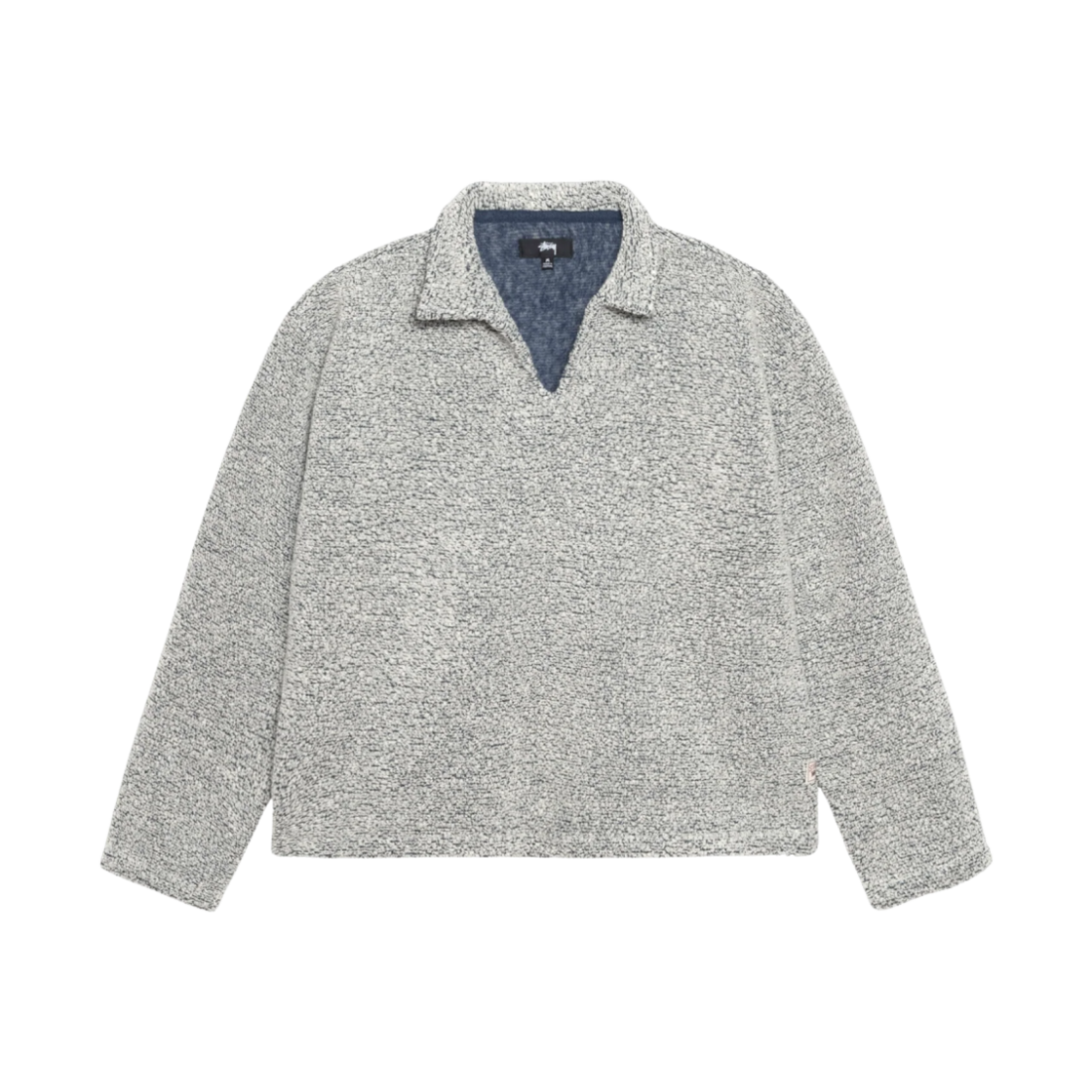 스투시 울 블렌드 쉐르파 풀오버 클라우드