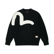 Palace x Evisu Seagull Knit Black - 21FW