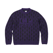 Palace x C.P. Company Lambswool Knit Purple - 22FW