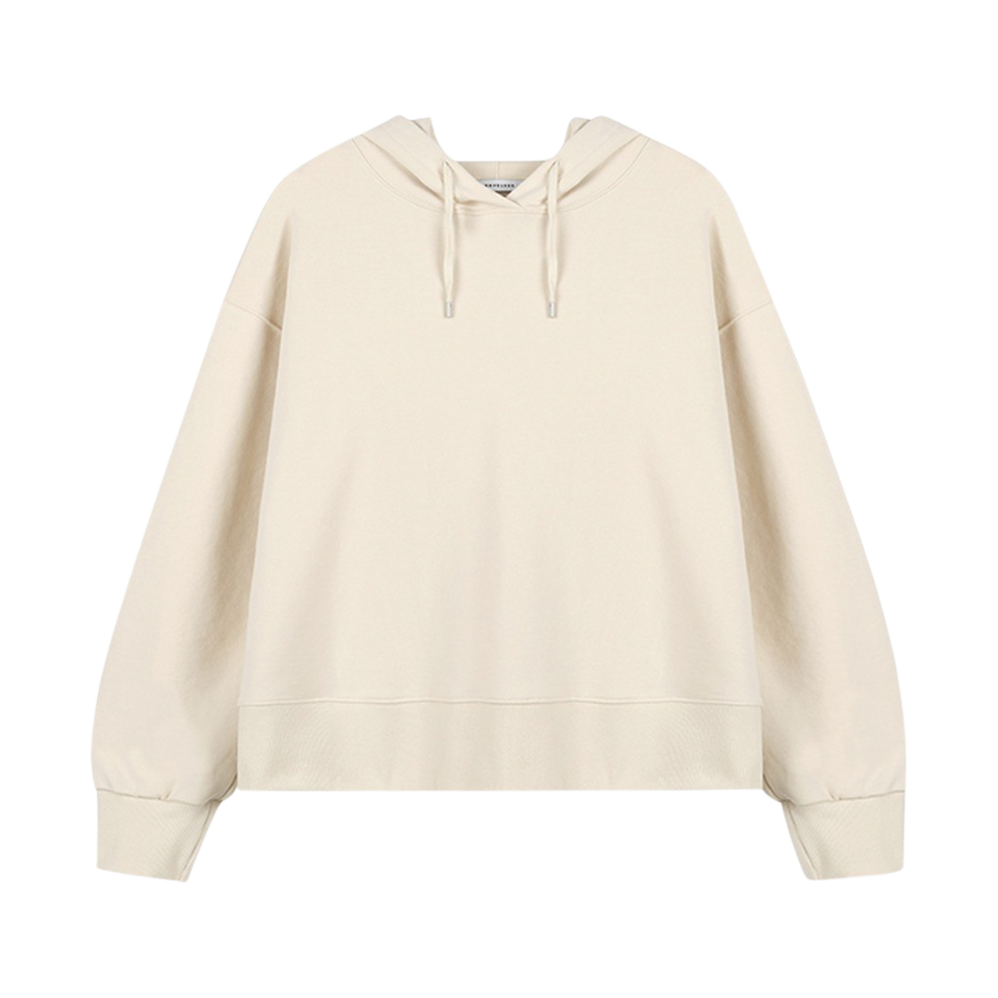 해브레스 우먼 코튼 져지 후디드 아이보리(Haveless Women Cotton Jersey Hooded Ivory)