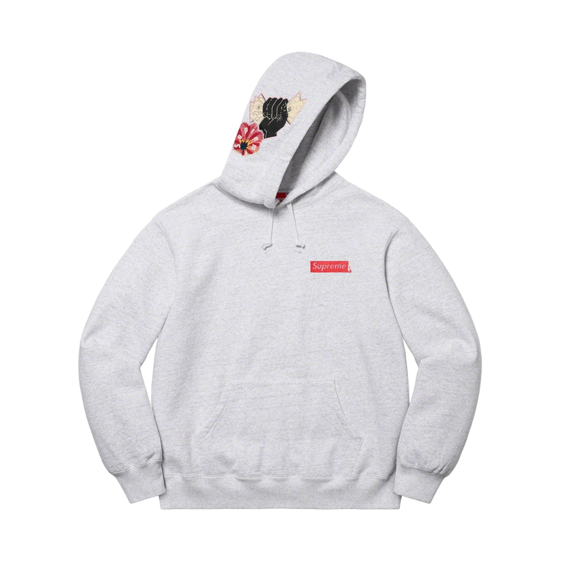 슈프림 인스턴트 하이 패치스 후드 스웨트셔츠 애쉬 그레이 - 22SS(Supreme Instant High Patches Hooded Sweatshirt Ash Grey - 22SS) - 2