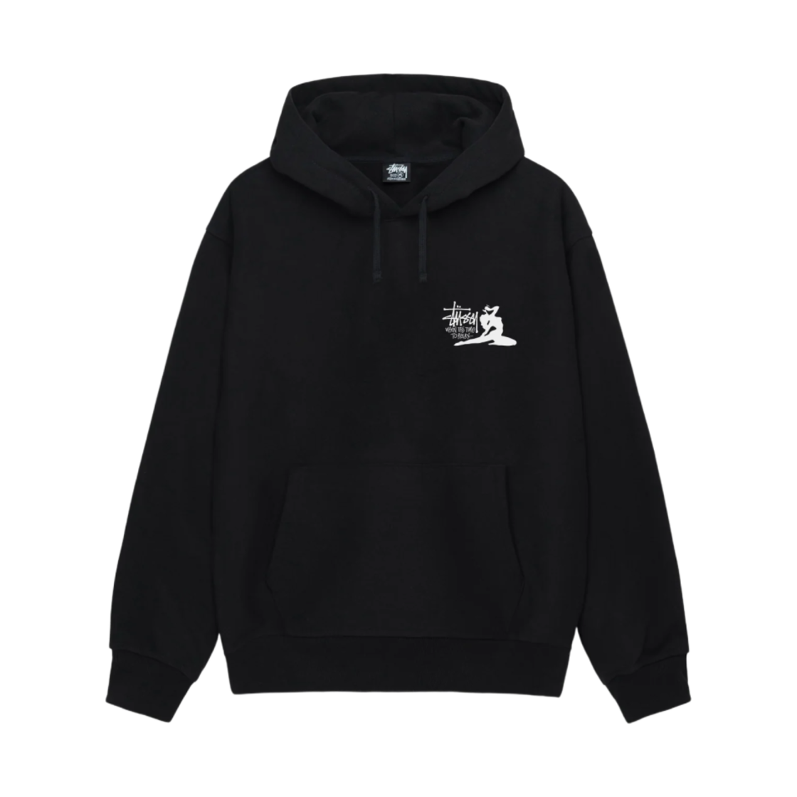 스투시 릴렉스 후드 블랙(Stussy Relax Hoodie Black) - 2