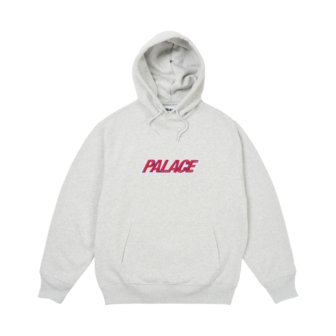 - Palace Font Hood Grey Marl - 24FW