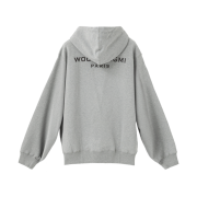 Wooyoungmi Back Logo Hoodie Gray - 24FW