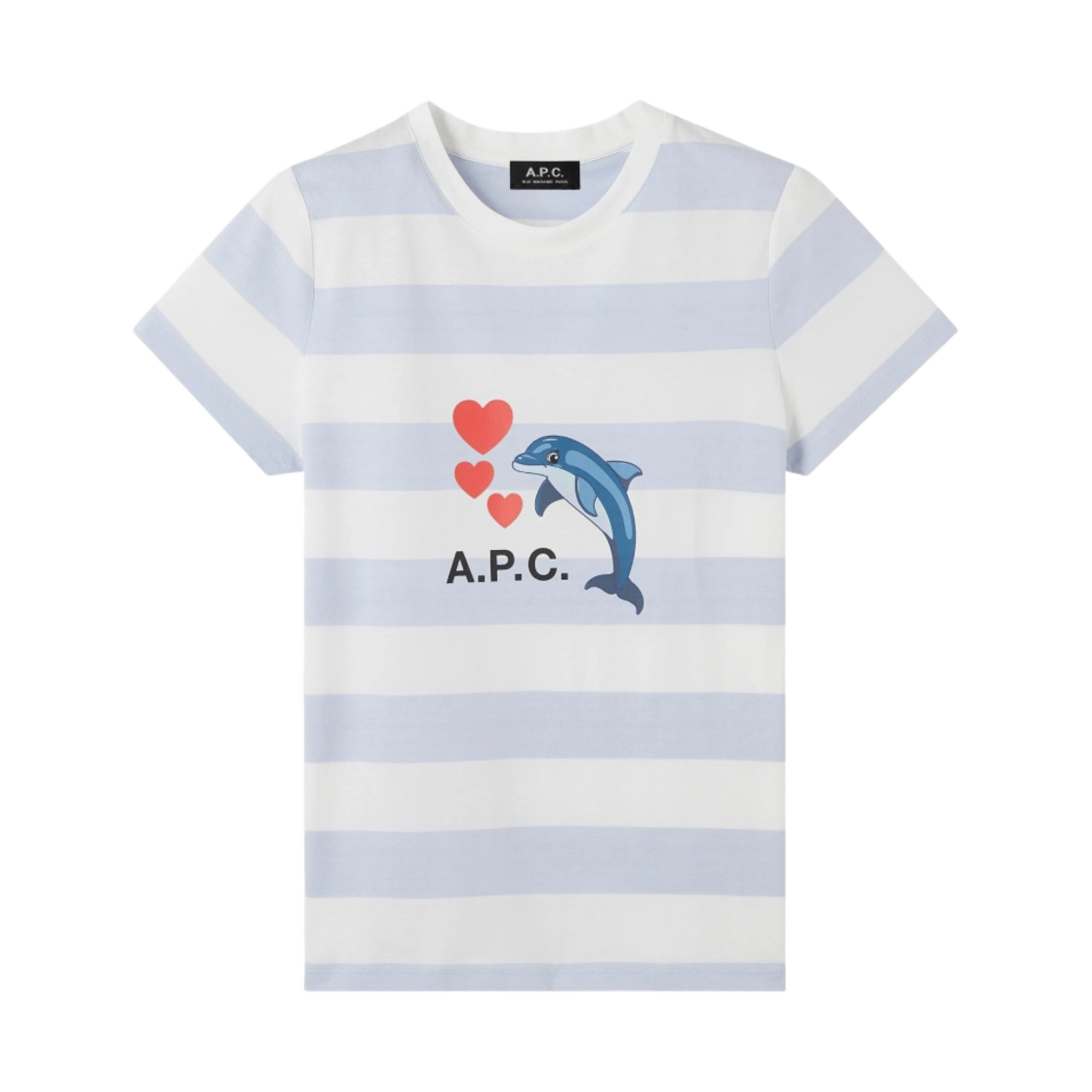 (W) 아페쎄 클로이 티셔츠 블루 클레어((W) A.P.C. Cloe T-Shirt Bleu Clair) - 1