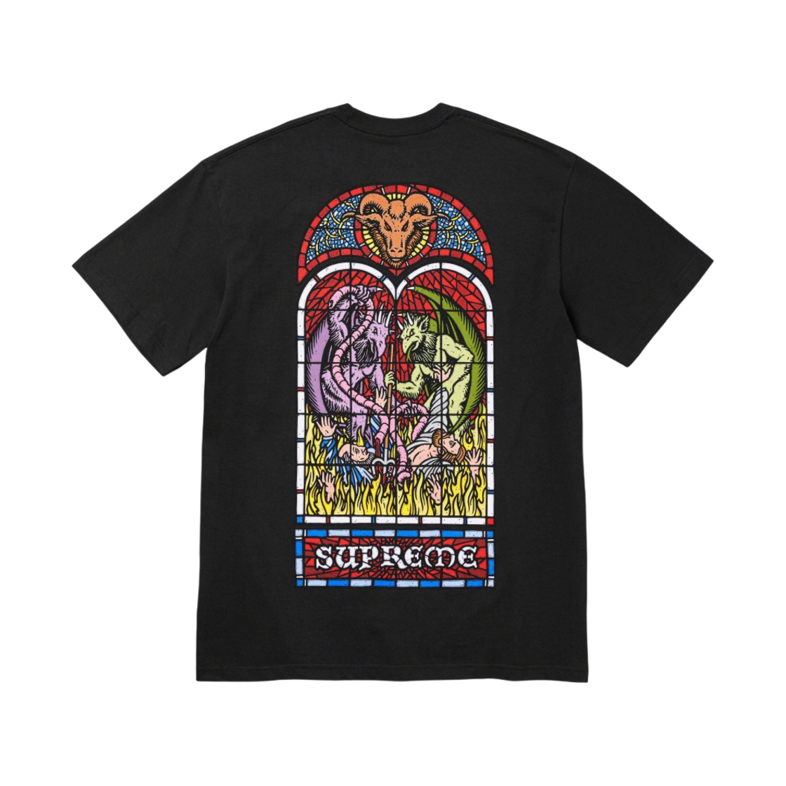 슈프림 워쉽 티셔츠 블랙 - 23FW