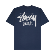 Stussy Stock Seoul T-Shirt Navy 2023