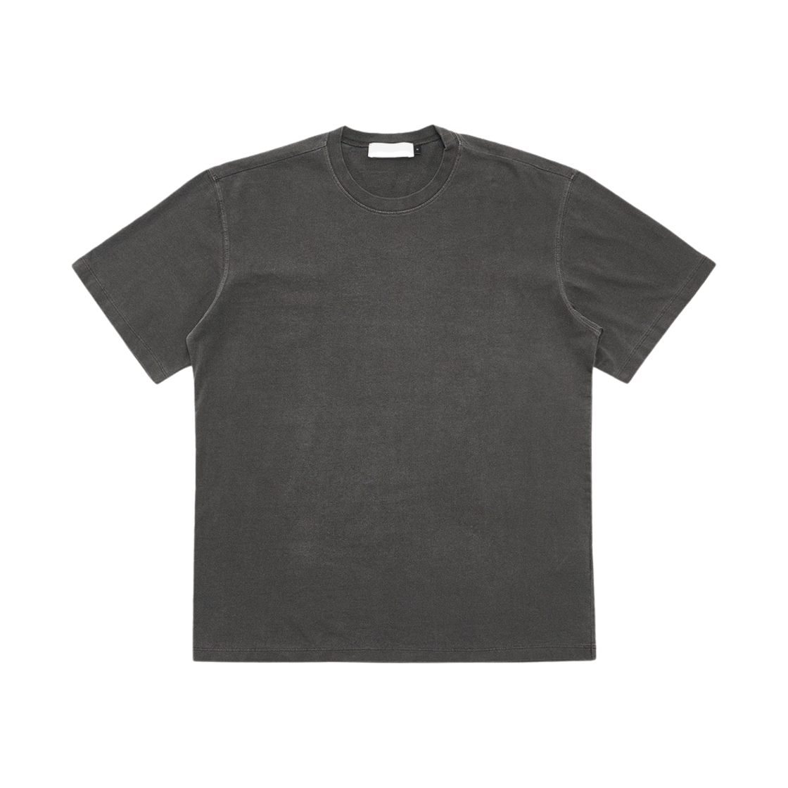 KM4BTSSAM29RG Amomento Garment Dyed T-Shirt Charcoal