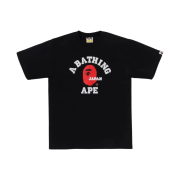 BAPE Japan College T-Shirt Black