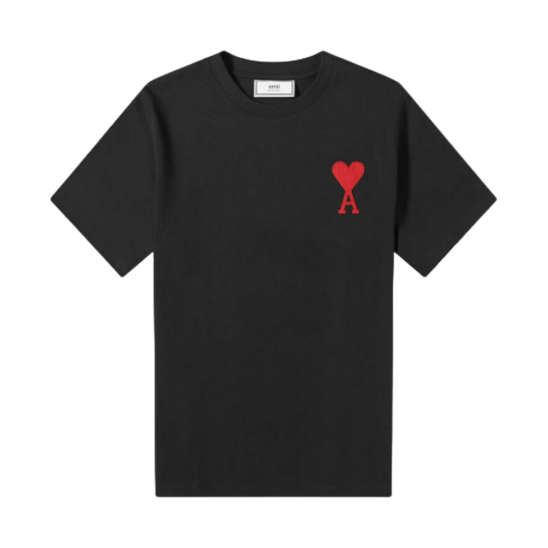 아미 빅 하트 로고 티셔츠 블랙(AMI de Coeur T-Shirt Black) - 1