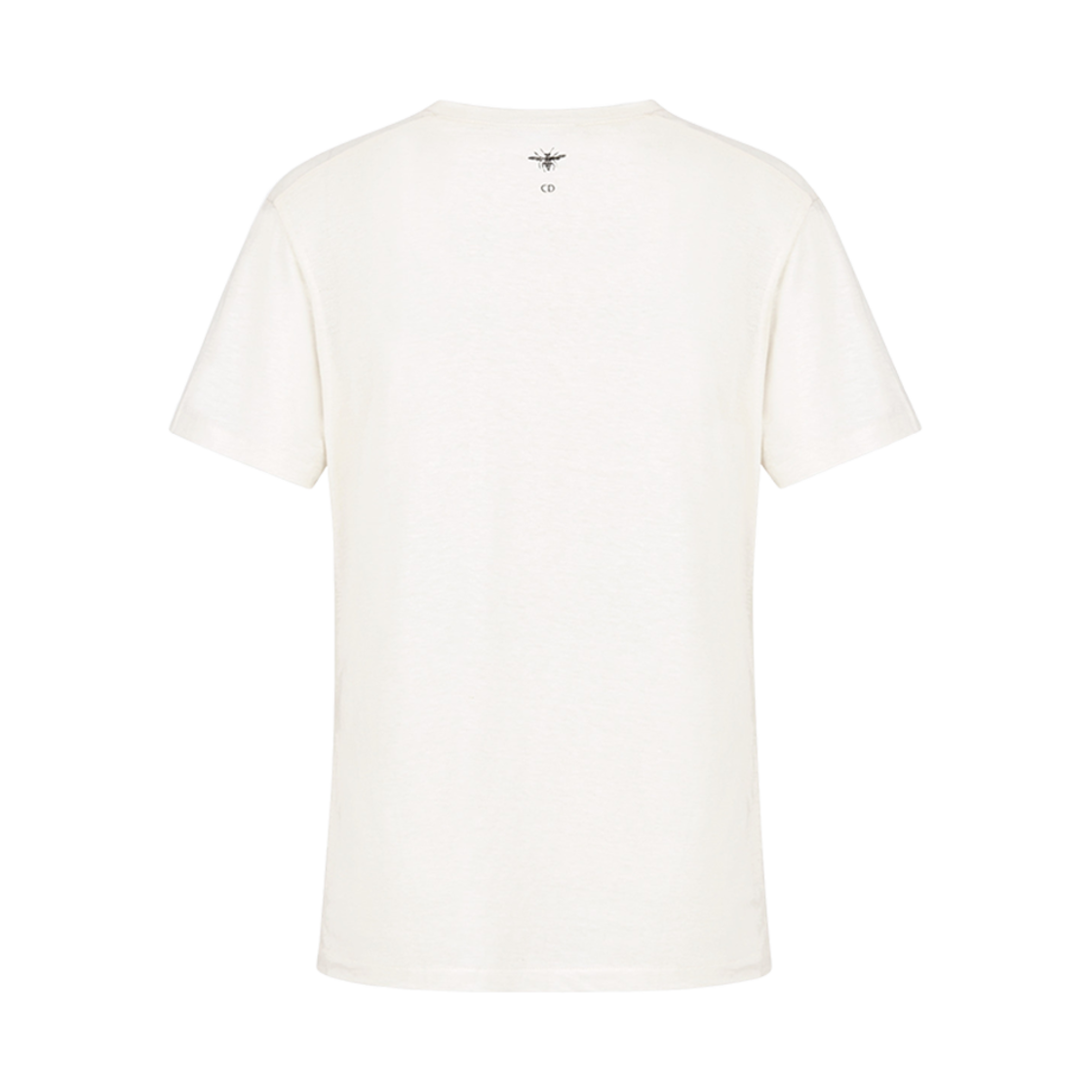 (W) 디올 위 슈드 올 비 페미니스트 티셔츠 화이트 저지 리넨((W) Dior We Should All Be Feminists' T-Shirt White Jersey Linen) - 2