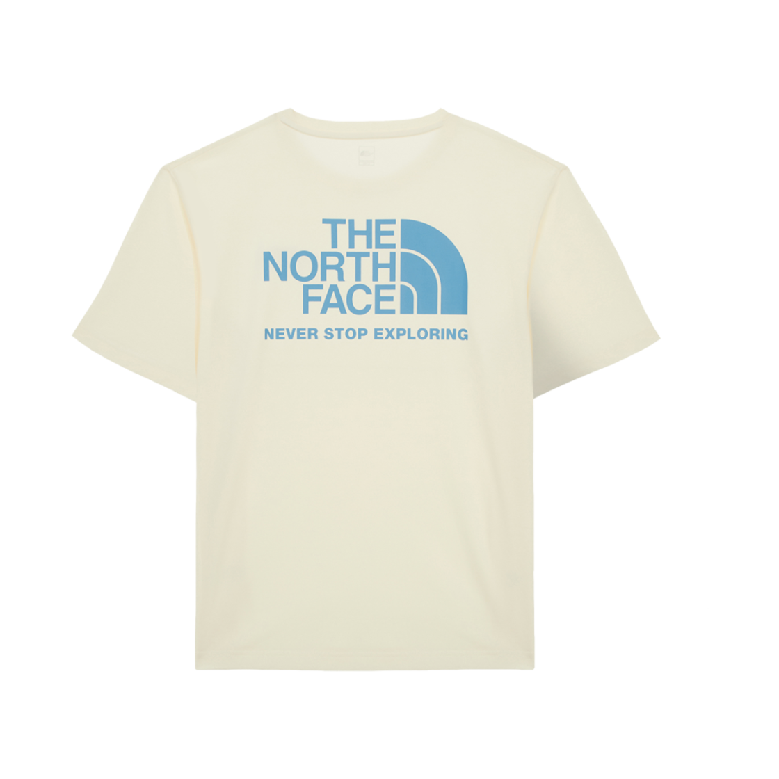 노스페이스 오로라 EX 숏슬리브 라운드 티셔츠 크림 - 25SS(The North Face Aurora EX S/S Round T-Shirt Cream - 25SS) - 2