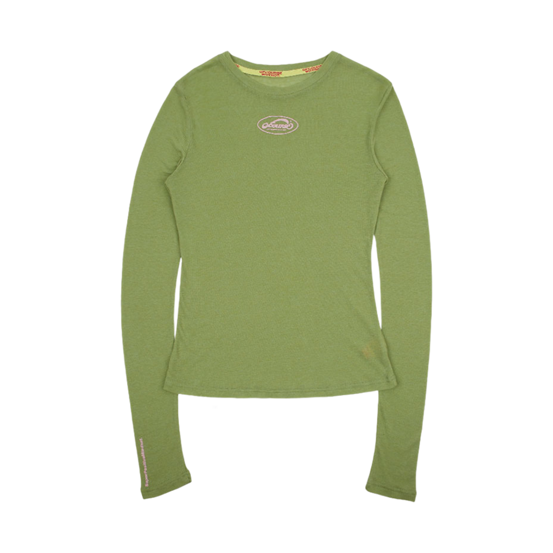 오브콜스와이낫 소프트 밤 롱슬리브 탑 그린