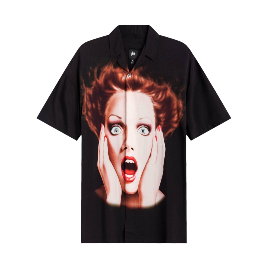 1110146 Stussy Harumi Girl Heren Shirt Black