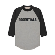 (Kids) Essentials 3/4 Sleeve Baseball T-Shirt Dark Oatmeal - 22SS