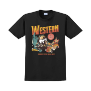 Gildan X American Collection Western T-Shirt Black